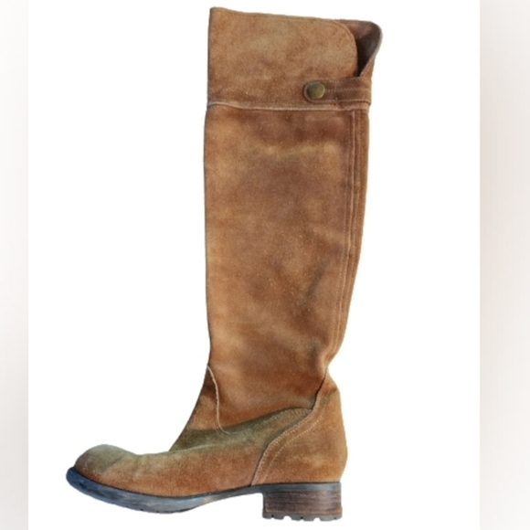 Franco sarto suede leather riding boots color tan size 6.5 US - Picture 2 of 10